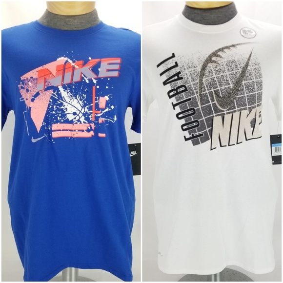 NIKE mens Medium Dri Fit Lot of 2 Nike The Tee